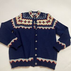 Central Sport Ernst Gertsch Wengen Interlaken Knit Ski Sweater Size S/M/L